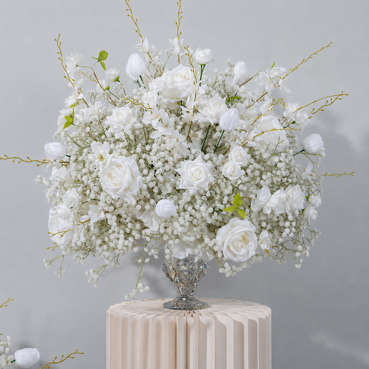 RN-038 Wedding Table Centerpiece Rose Flower ball Wedding Flowers Wedding Arrangement Decoration Customized Flower Ball Table Runner