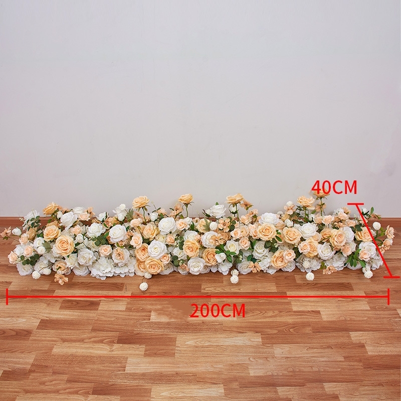 RN-031-1 Wedding Table Centerpiece Rose Flower ball Wedding Flowers Wedding Arrangement Decoration Customized Flower Ball Table Runner