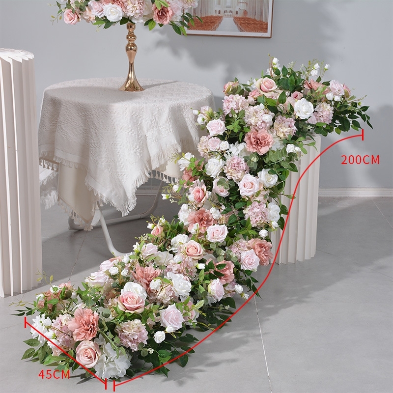 RN-039 Wedding Table Centerpiece Rose Flower ball Wedding Flowers Wedding Arrangement Decoration Customized Flower Ball Table Runner