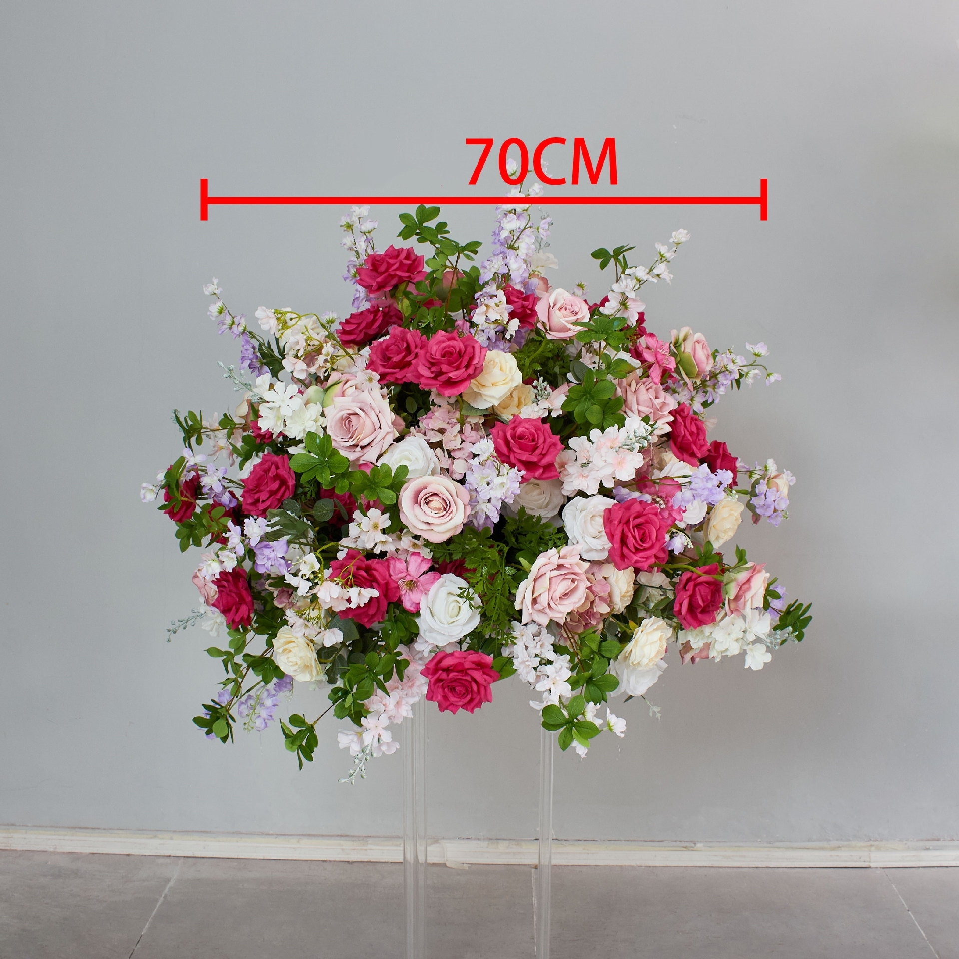 RN-037 Wedding Table Centerpiece Rose Flower ball Wedding Flowers Wedding Arrangement Decoration Customized Flower Ball Table Runner