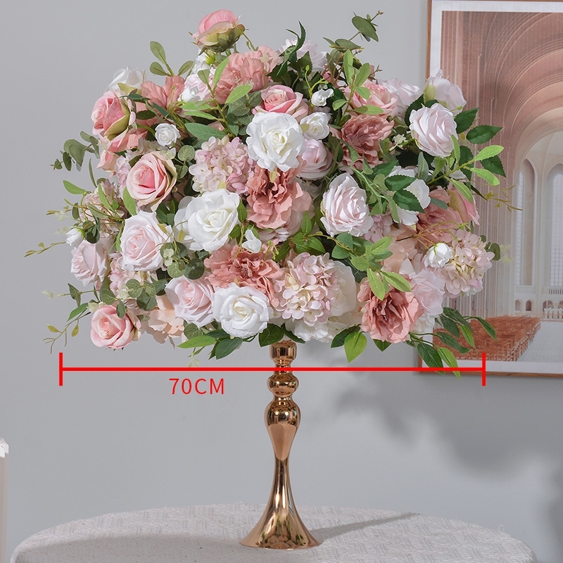 RN-039 Wedding Table Centerpiece Rose Flower ball Wedding Flowers Wedding Arrangement Decoration Customized Flower Ball Table Runner