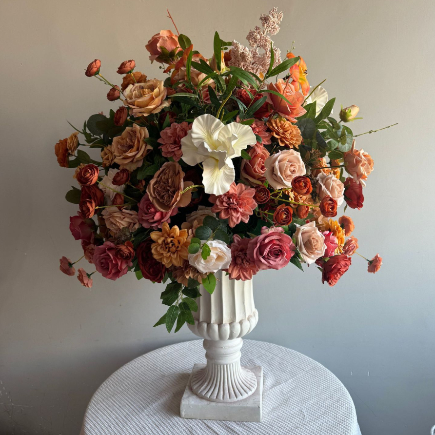 RN-032 Wedding Table Centerpiece Rose Flower ball Wedding Flowers Wedding Arrangement Decoration Customized Flower Ball Table Runner