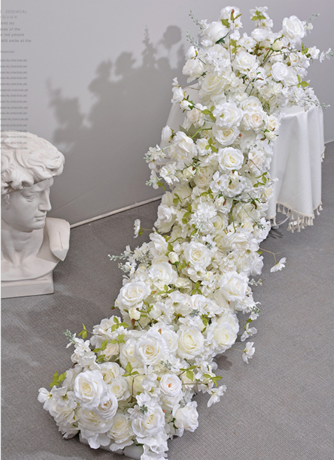 RN-024-1 Wedding Table Centerpiece Rose Flower ball Wedding Flowers Wedding Arrangement Decoration Customized Flower Ball Table Runner