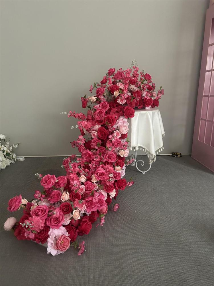 RN-024-1 Wedding Table Centerpiece Rose Flower ball Wedding Flowers Wedding Arrangement Decoration Customized Flower Ball Table Runner
