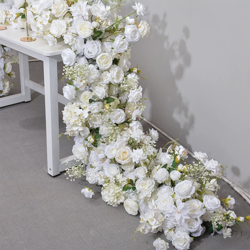 RN-030 Wedding Table Centerpiece Rose Flower ball Wedding Flowers Wedding Arrangement Decoration Customized Flower Ball Table Runner