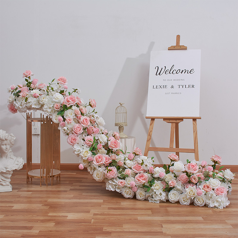 RN-031-1 Wedding Table Centerpiece Rose Flower ball Wedding Flowers Wedding Arrangement Decoration Customized Flower Ball Table Runner