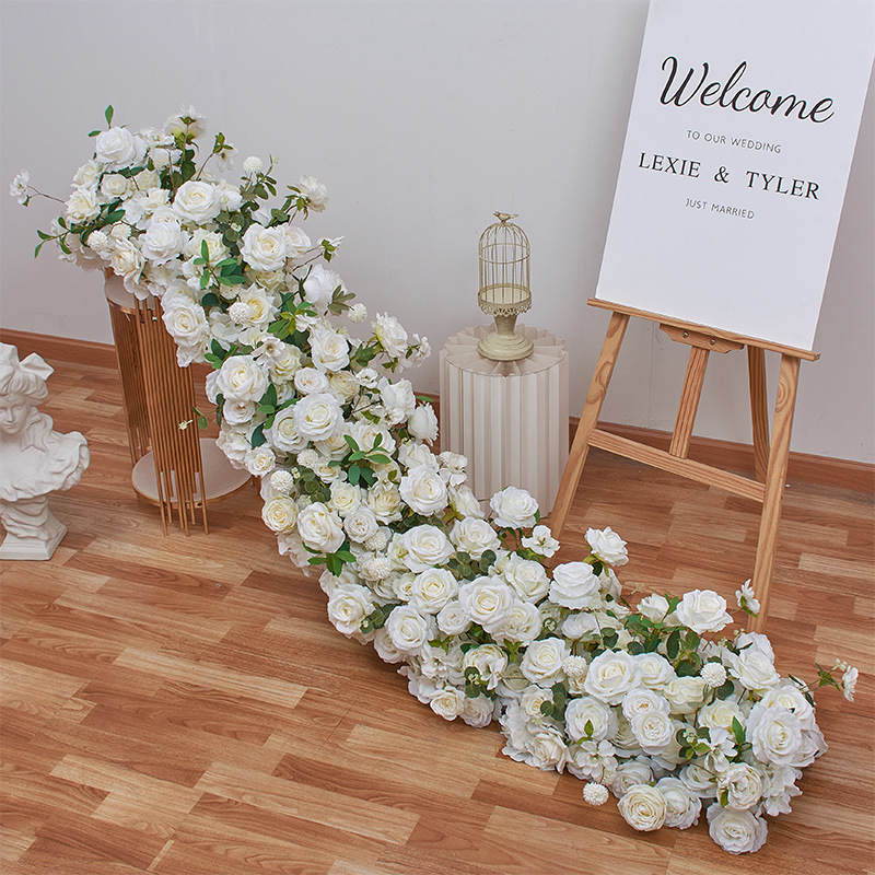 RN-031-1 Wedding Table Centerpiece Rose Flower ball Wedding Flowers Wedding Arrangement Decoration Customized Flower Ball Table Runner