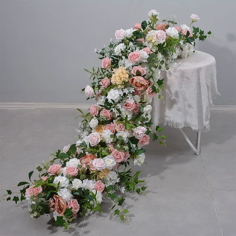 RN-027 Wedding Table Centerpiece Rose Flower ball Wedding Flowers Wedding Arrangement Decoration Customized Flower Ball Table Runner