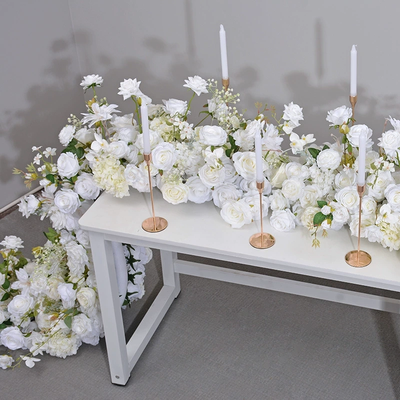 RN-030 Wedding Table Centerpiece Rose Flower ball Wedding Flowers Wedding Arrangement Decoration Customized Flower Ball Table Runner