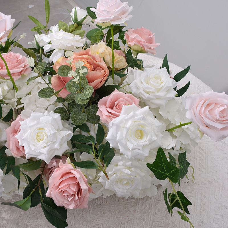 RN-027 Wedding Table Centerpiece Rose Flower ball Wedding Flowers Wedding Arrangement Decoration Customized Flower Ball Table Runner