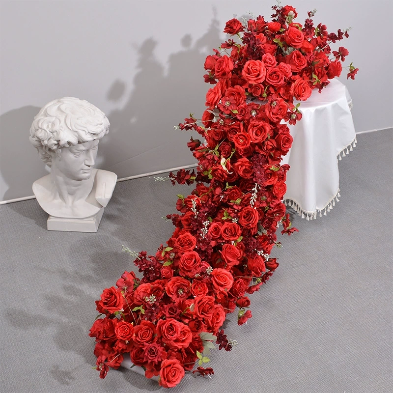 RN-024-1 Wedding Table Centerpiece Rose Flower ball Wedding Flowers Wedding Arrangement Decoration Customized Flower Ball Table Runner