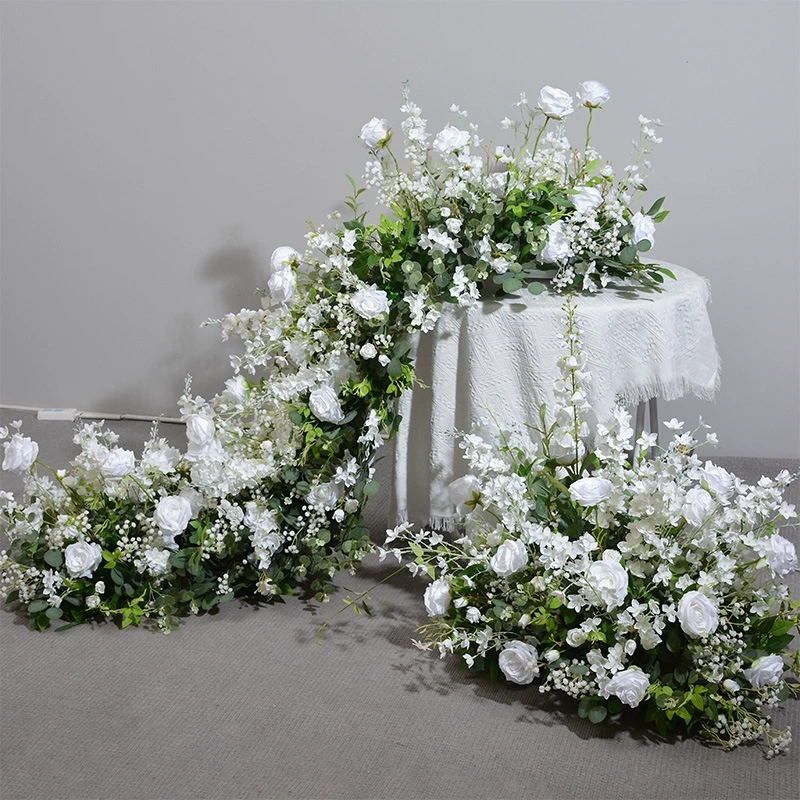 RN-028 Wedding Table Centerpiece Rose Flower ball Wedding Flowers Wedding Arrangement Decoration Customized Flower Ball Table Runner