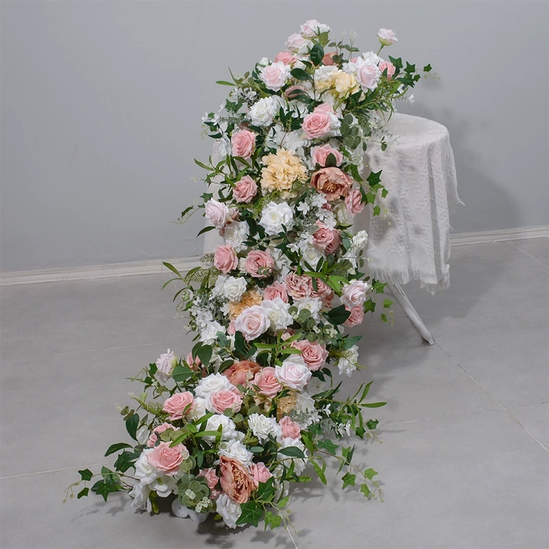 RN-027 Wedding Table Centerpiece Rose Flower ball Wedding Flowers Wedding Arrangement Decoration Customized Flower Ball Table Runner