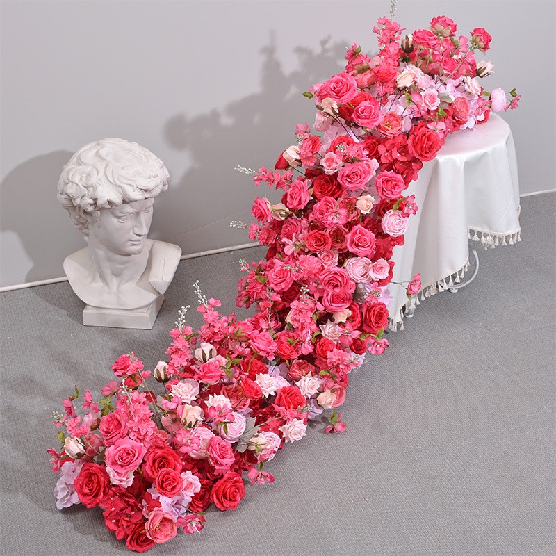 RN-024-1 Wedding Table Centerpiece Rose Flower ball Wedding Flowers Wedding Arrangement Decoration Customized Flower Ball Table Runner