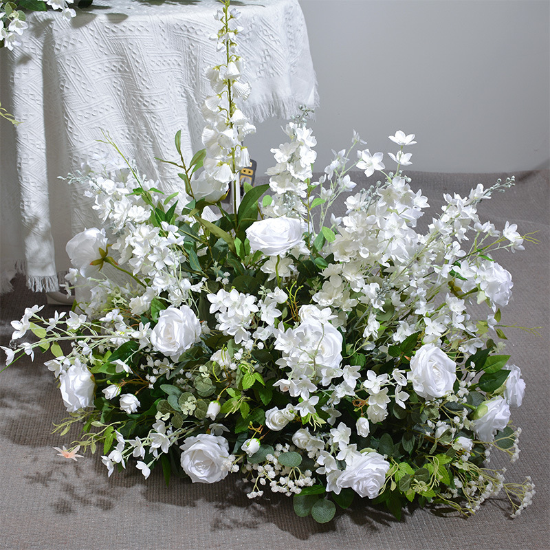 RN-028 Wedding Table Centerpiece Rose Flower ball Wedding Flowers Wedding Arrangement Decoration Customized Flower Ball Table Runner