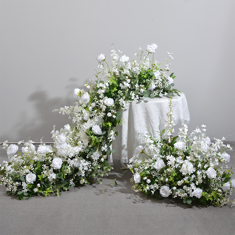 RN-028 Wedding Table Centerpiece Rose Flower ball Wedding Flowers Wedding Arrangement Decoration Customized Flower Ball Table Runner