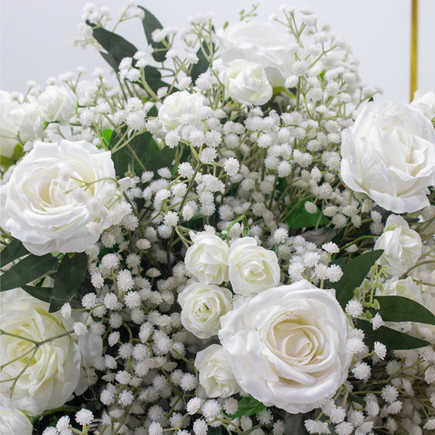 RN-035 Wedding Table Centerpiece Rose Flower ball Wedding Flowers Wedding Arrangement Decoration Customized Flower Ball Table Runner