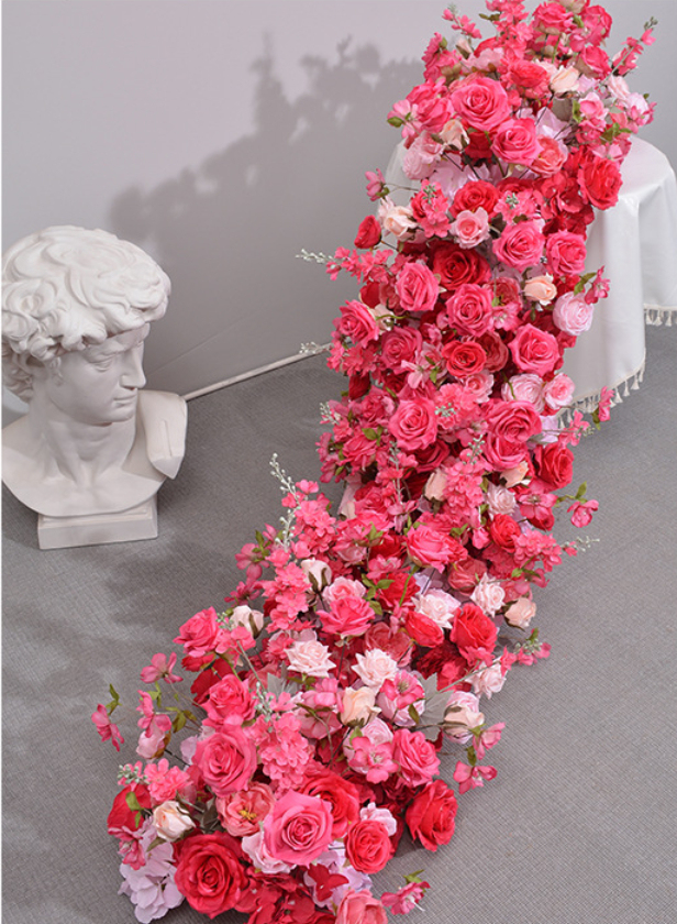 RN-024-1 Wedding Table Centerpiece Rose Flower ball Wedding Flowers Wedding Arrangement Decoration Customized Flower Ball Table Runner