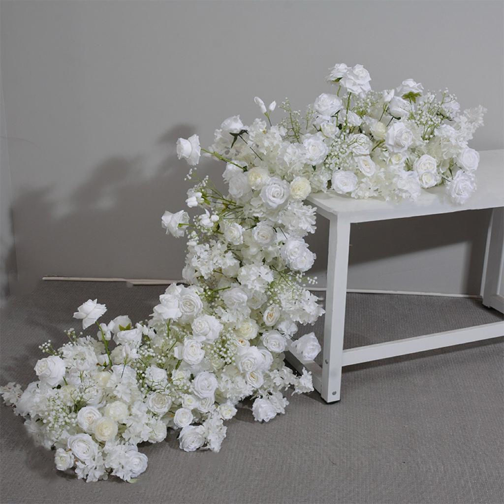 RN-043 Wedding Table Centerpiece Rose Flower ball Wedding Flowers Wedding Arrangement Decoration Customized Flower Ball Table Runner