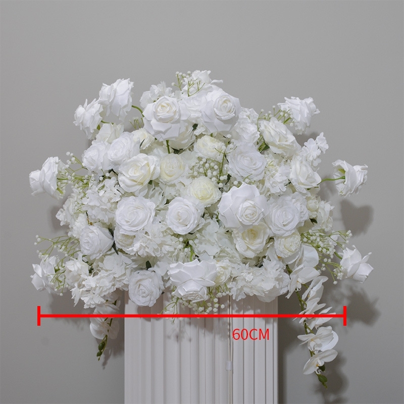 RN-043 Wedding Table Centerpiece Rose Flower ball Wedding Flowers Wedding Arrangement Decoration Customized Flower Ball Table Runner