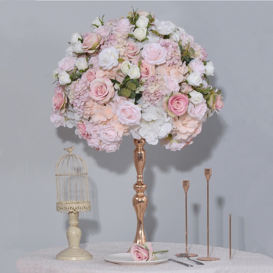 RN-026 Wedding Table Centerpiece Rose Flower ball Wedding Flowers Wedding Arrangement Decoration Customized Flower Ball Table Runner