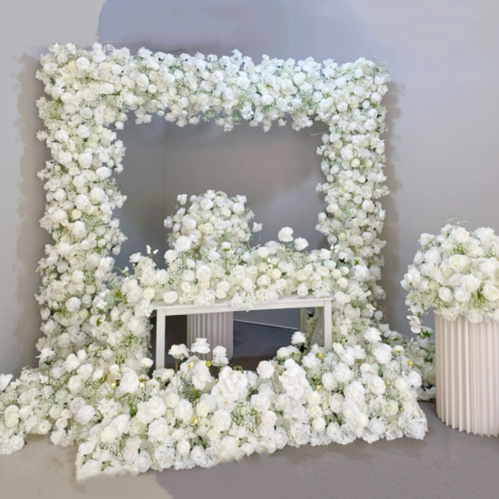 RN-043 Wedding Table Centerpiece Rose Flower ball Wedding Flowers Wedding Arrangement Decoration Customized Flower Ball Table Runner