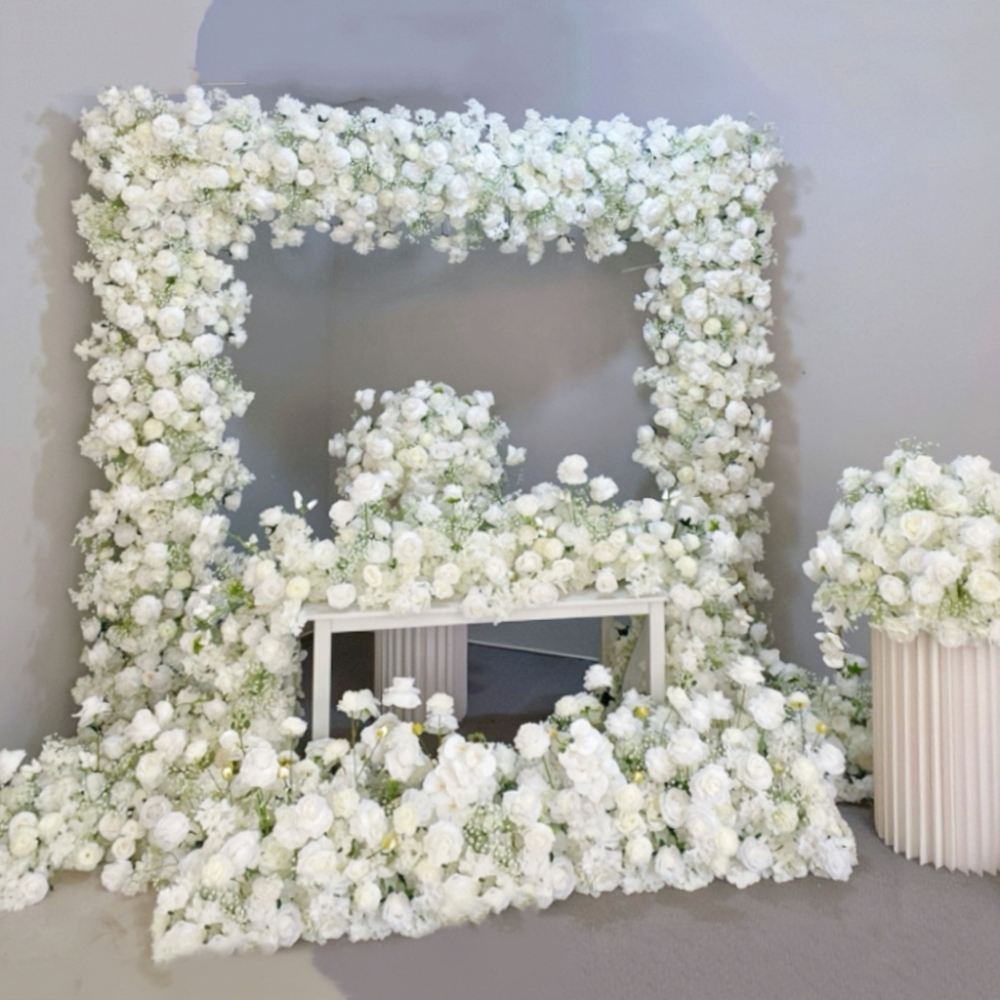 RN-043 Wedding Table Centerpiece Rose Flower ball Wedding Flowers Wedding Arrangement Decoration Customized Flower Ball Table Runner