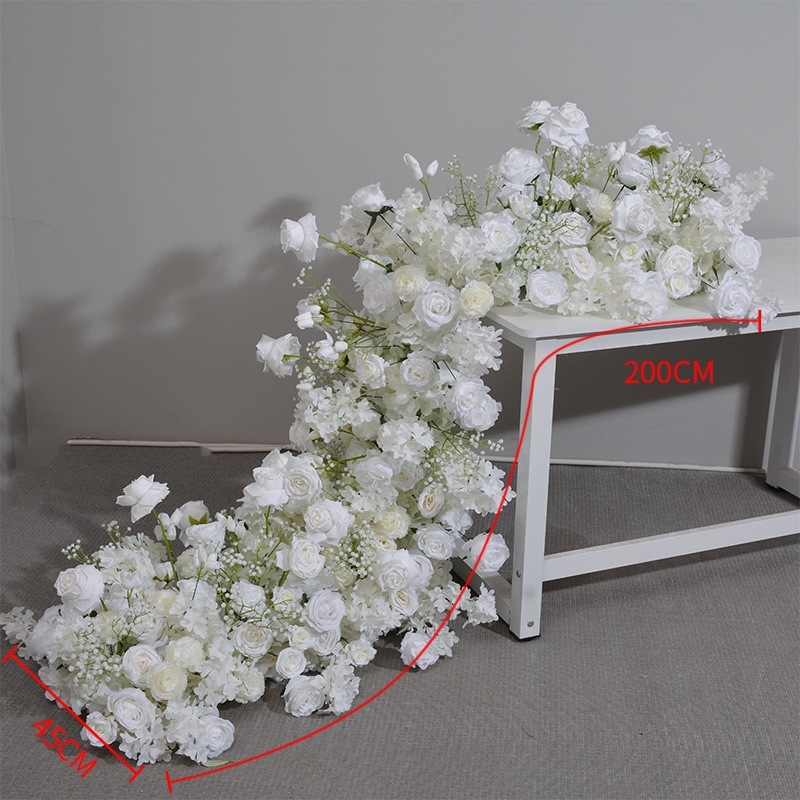 RN-043 Wedding Table Centerpiece Rose Flower ball Wedding Flowers Wedding Arrangement Decoration Customized Flower Ball Table Runner