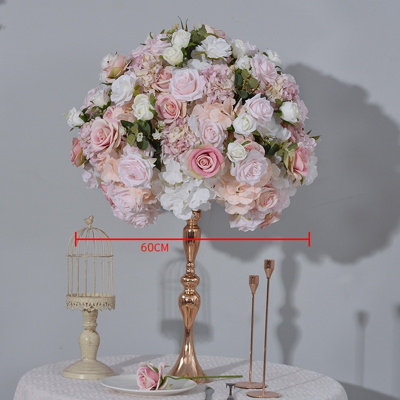 RN-026 Wedding Table Centerpiece Rose Flower ball Wedding Flowers Wedding Arrangement Decoration Customized Flower Ball Table Runner