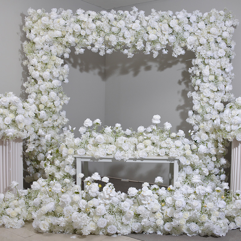 RN-043 Wedding Table Centerpiece Rose Flower ball Wedding Flowers Wedding Arrangement Decoration Customized Flower Ball Table Runner