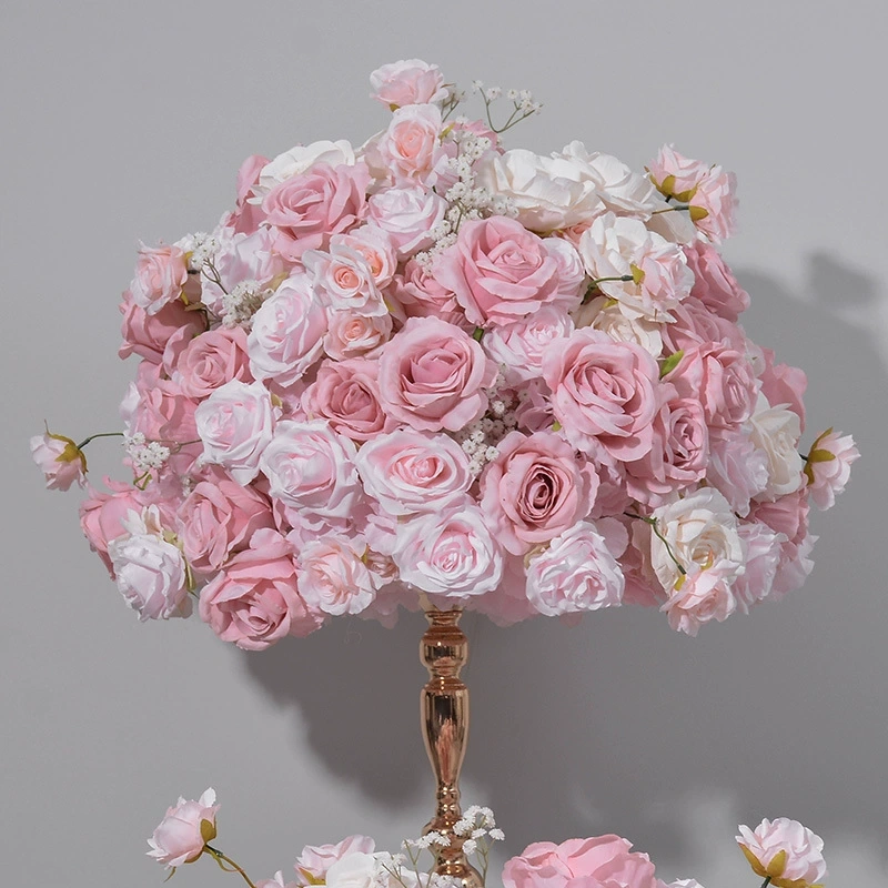 RN-041 Wedding Table Centerpiece Rose Flower ball Wedding Flowers Wedding Arrangement Decoration Customized Flower Ball Table Runner