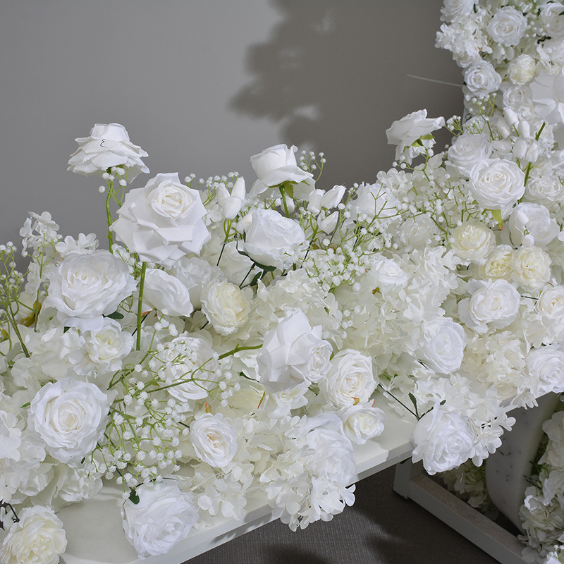 RN-043 Wedding Table Centerpiece Rose Flower ball Wedding Flowers Wedding Arrangement Decoration Customized Flower Ball Table Runner