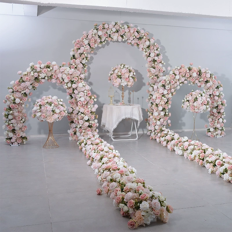 RN-026 Wedding Table Centerpiece Rose Flower ball Wedding Flowers Wedding Arrangement Decoration Customized Flower Ball Table Runner