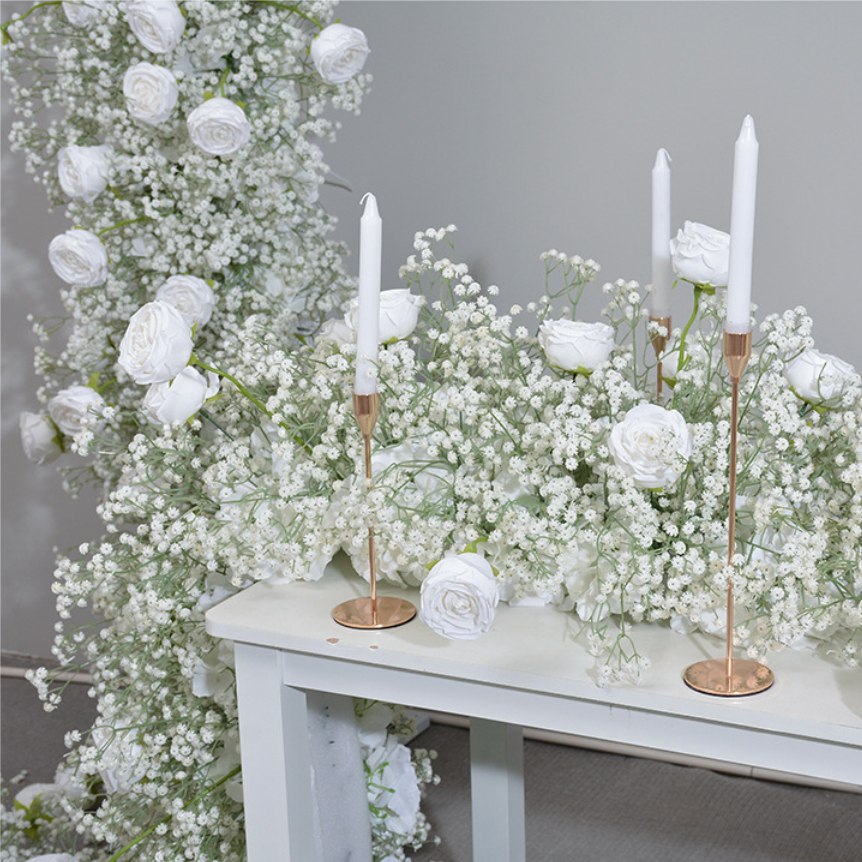 RN-042 Wedding Table Centerpiece Rose Flower ball Wedding Flowers Wedding Arrangement Decoration Customized Flower Ball Table Runner