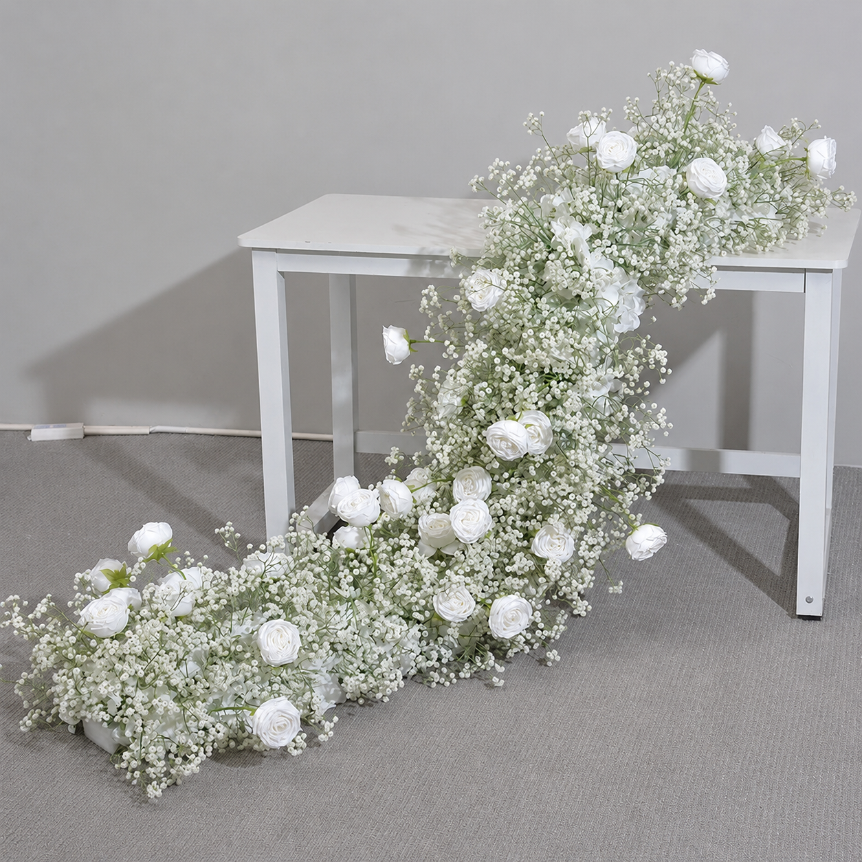 RN-042 Wedding Table Centerpiece Rose Flower ball Wedding Flowers Wedding Arrangement Decoration Customized Flower Ball Table Runner