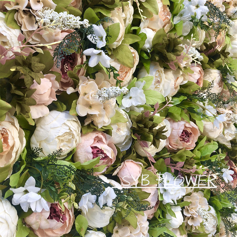 Flower Wall High-Quality Material Process Design Artificial Floral Wholesale Flower Wall Decoration #49