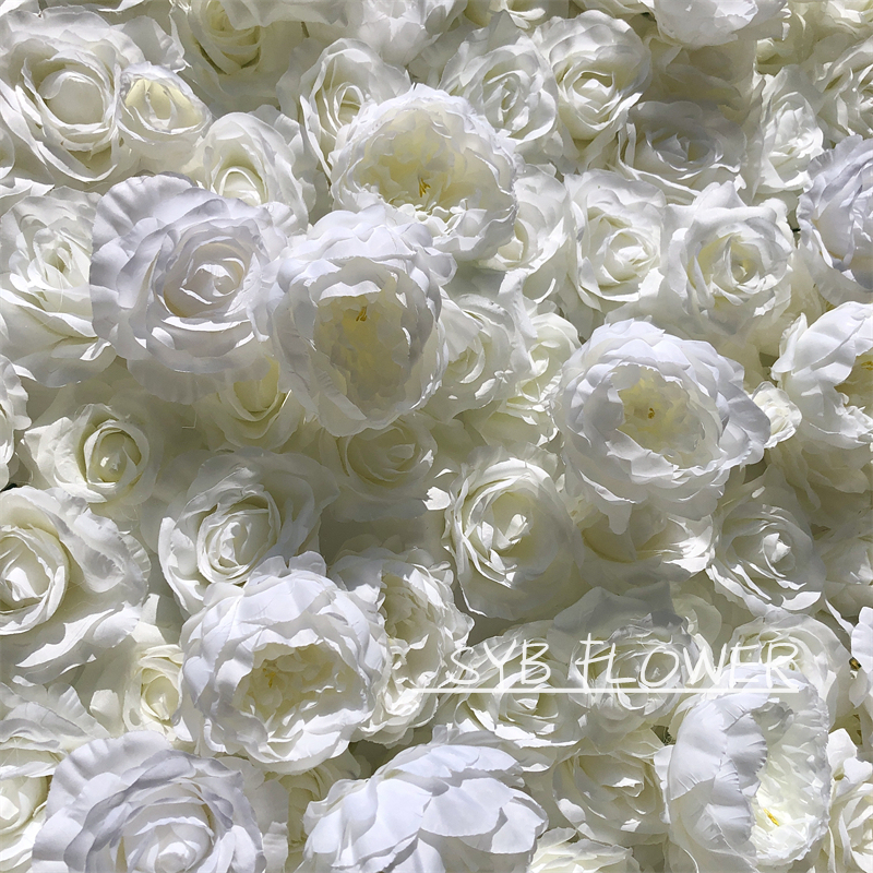 Custom Artificial Wedding Flower Decorative Flower Wall Backdrops For Event Party #56-2