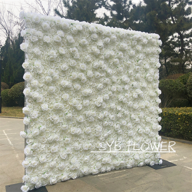 SYB FLOWER Wedding Supplier Artificial Flower Wall Backdrop For Wedding Decorations For Event Party #100
