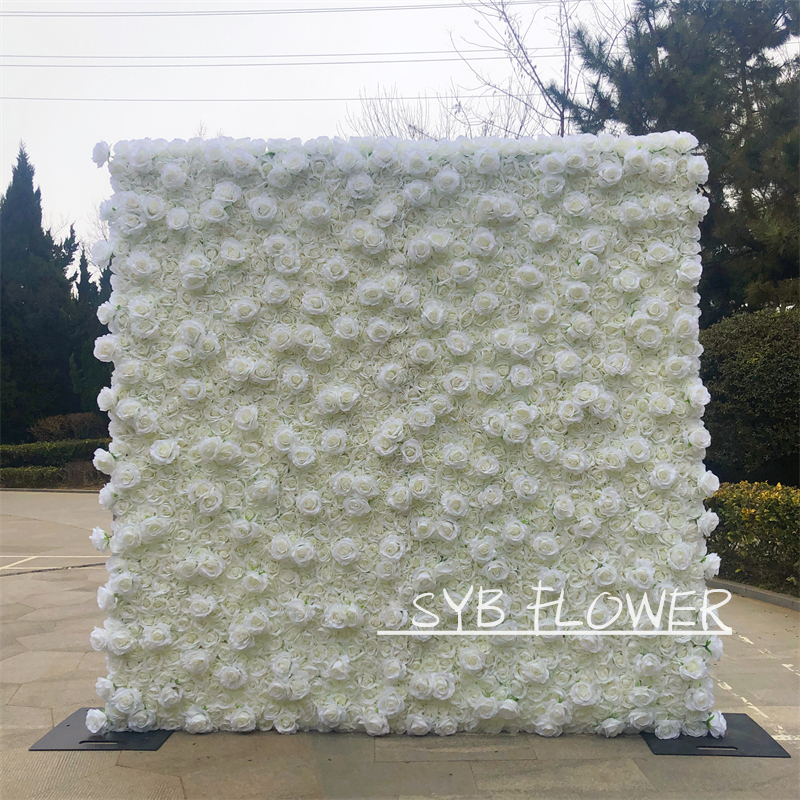 SYB FLOWER Wedding Supplier Artificial Flower Wall Backdrop For Wedding Decorations For Event Party #100