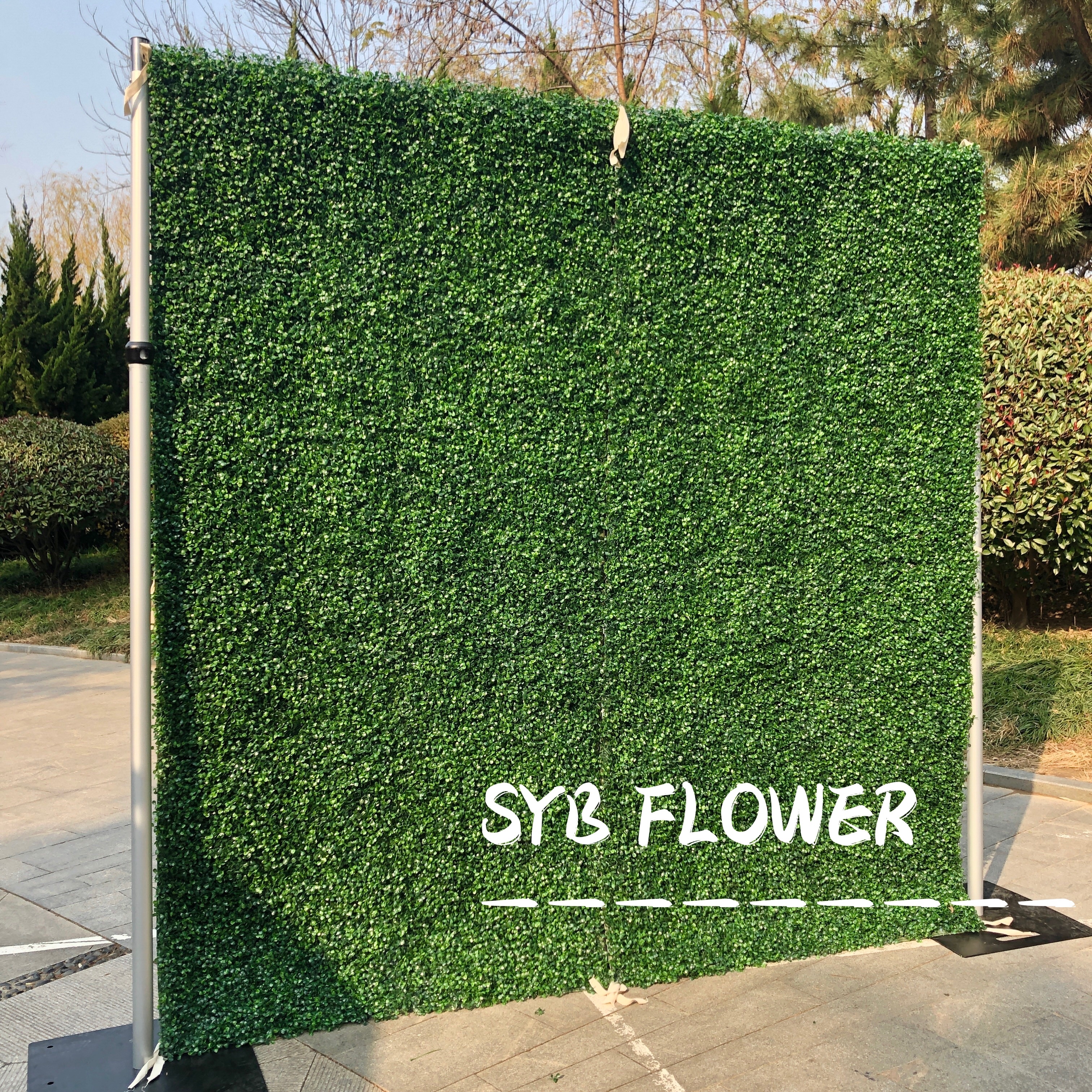 Wholesale Flores Gradient Floral Backdrop Restaurant Decoration Wedding Party Events Artificial Wall Flowers Panel #86