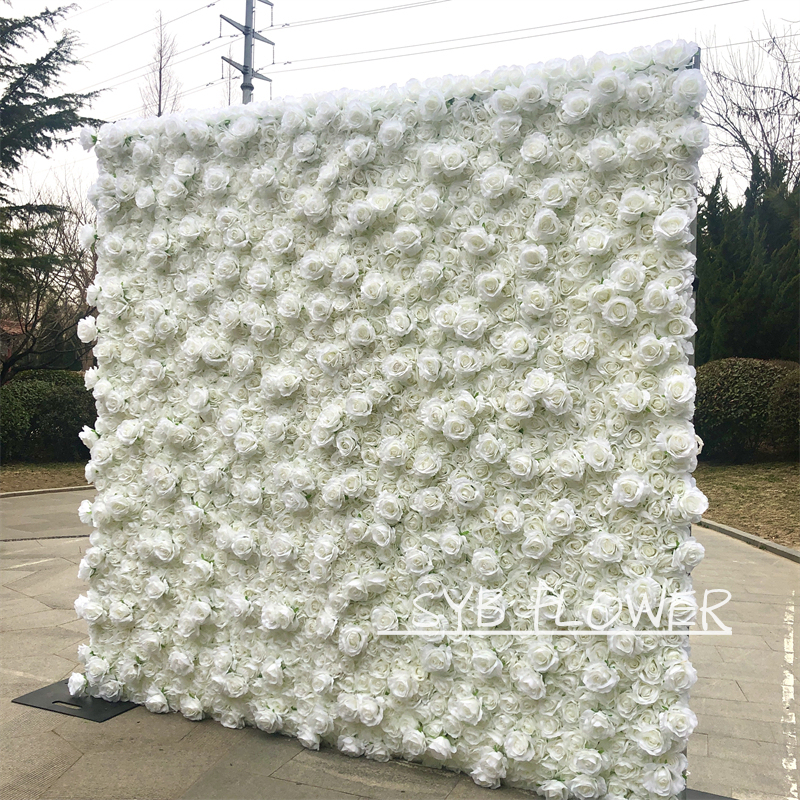 SYB FLOWER Wedding Supplier Artificial Flower Wall Backdrop For Wedding Decorations For Event Party #100