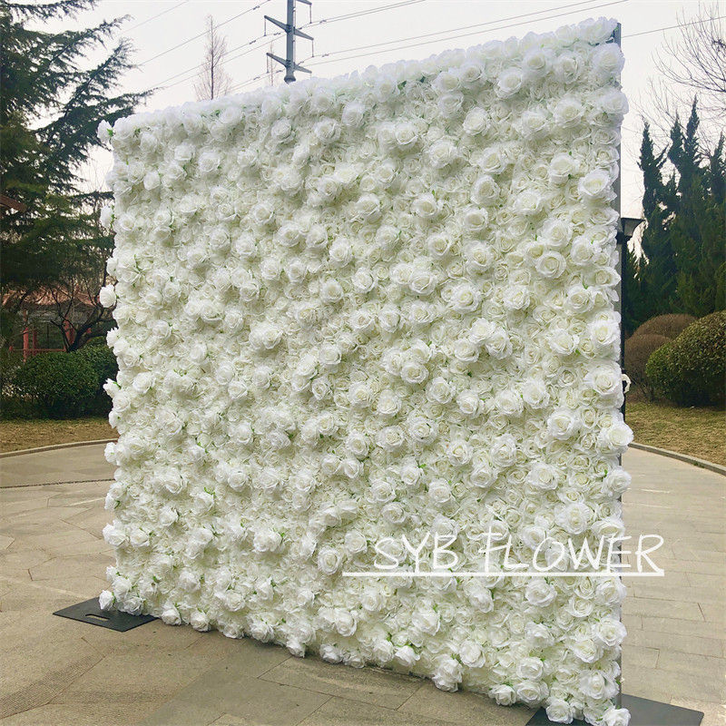 SYB FLOWER Wedding Supplier Artificial Flower Wall Backdrop For Wedding Decorations For Event Party #100