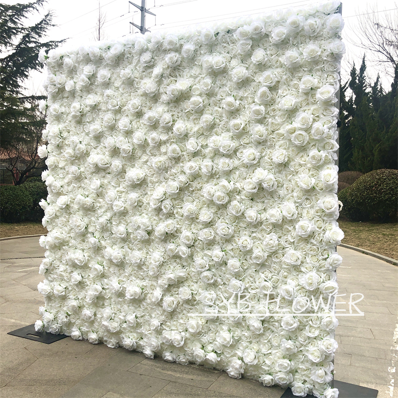 SYB FLOWER Wedding Supplier Artificial Flower Wall Backdrop For Wedding Decorations For Event Party #100
