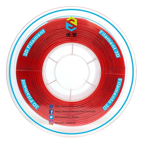 YOUSU PETG 3D Filament with multi-color, Tangle free  1.75mm 2.85mm1kg