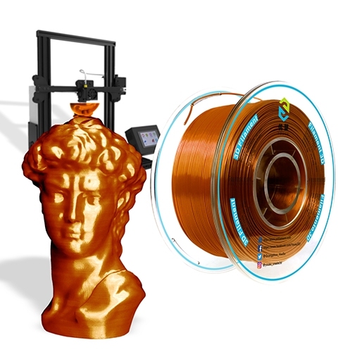 YOUSU Silk PLA 3D Filament with gorgeous surface, Tangle free, Pearlescent  1.75mm, 2.85mm 1kg