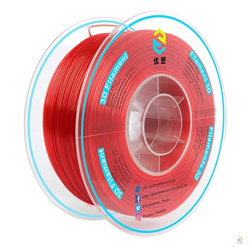 YOUSU PETG 3D Filament with multi-color, Tangle free  1.75mm 2.85mm1kg
