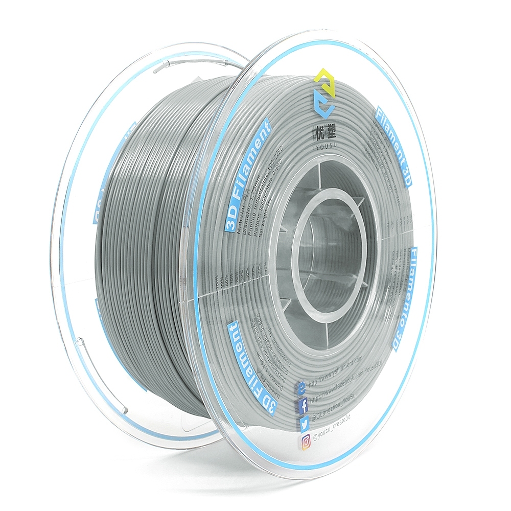 YOUSU  PLA+, 3D Printing filament black and  multi-color  1.75mm 2.85mm 1kg package