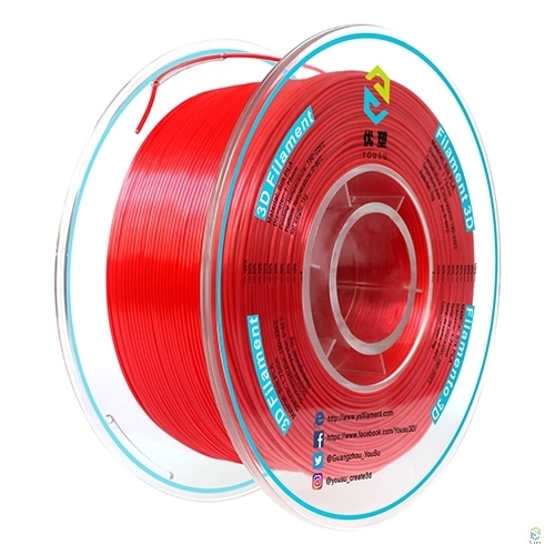 YOUSU PCL 3D Filament  with multi-color, Tangle free 1.75mm, 2.85mm 1kg