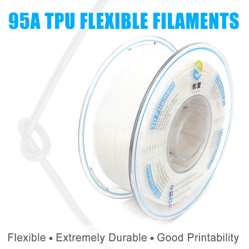 YOUSU TPU,3D Filament, Flexible, with multi-color 1.75mm 2.85mm 1kg