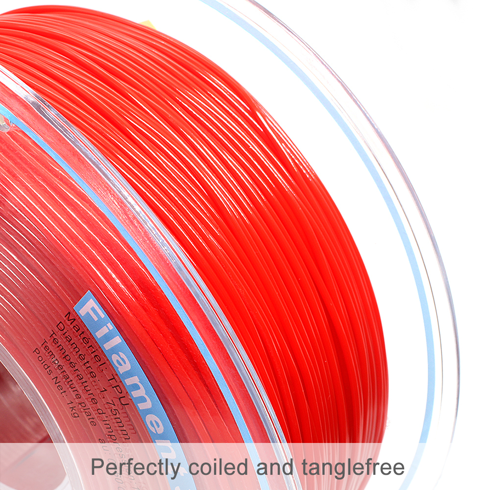 YOUSU Conductive& nomal TPU  3D printer filament, with multi-color 1.75mm 2.85mm 1kg